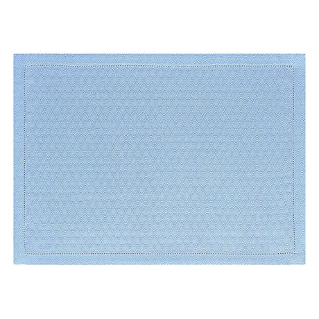 Portofino Geo Blue Placemats by Le Jacquard Français