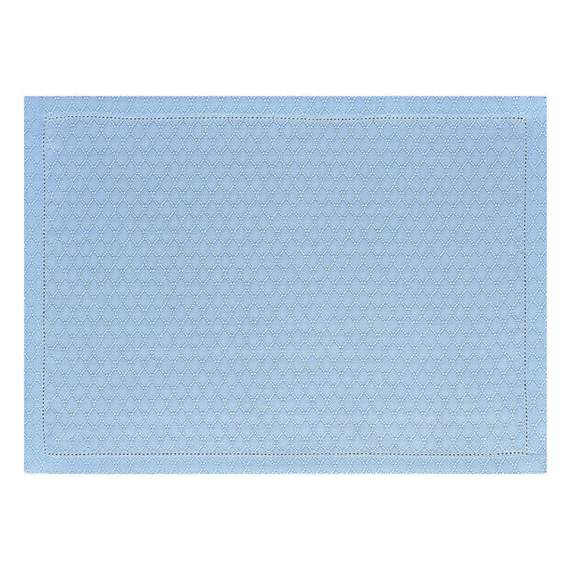 Portofino Geo Blue Placemats by Le Jacquard Français