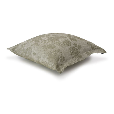 Fig Linens - Casual Green Square Decorative Pillows by Le Jacquard Français