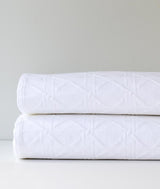 St. Lucia White Coverlet & Shams by Legacy Home | Fig Linens