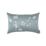 Fig Linens - Blue Blossom Small Lumbar Pillows by Lili Alessandra