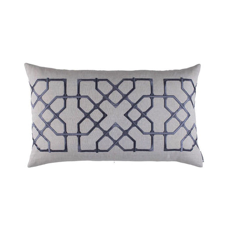 Fig Linens - Franco Grey Large Boudoir Pillow by Lili Alessandra