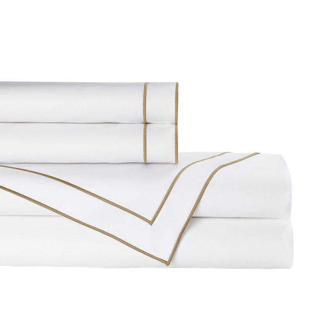 Guiliano White & Gold Sheet Set by Lili Alessandra - Fig LInens