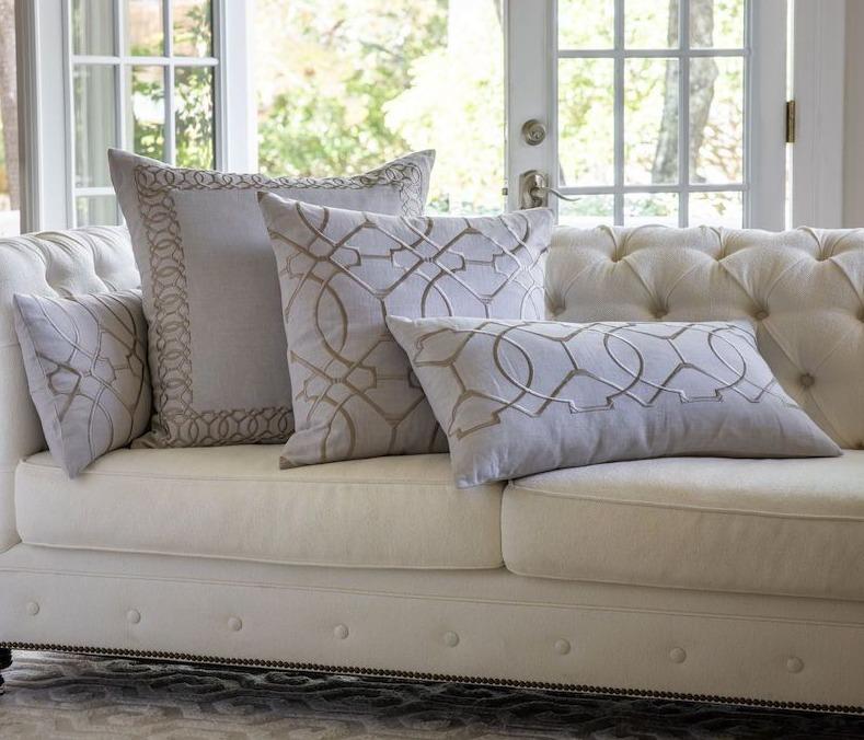 Large hotsell cream pillows