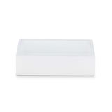 Fig Linens - White Ice Collection by Mike + Ally - Soap Dish