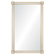 Burnished Gold Leaf Wall Mirror by Celerie Kemble | Fig Linens 