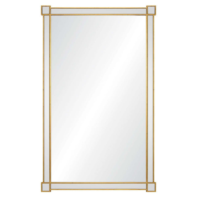 Burnished Gold Leaf Wall Mirror by Celerie Kemble | Fig Linens 