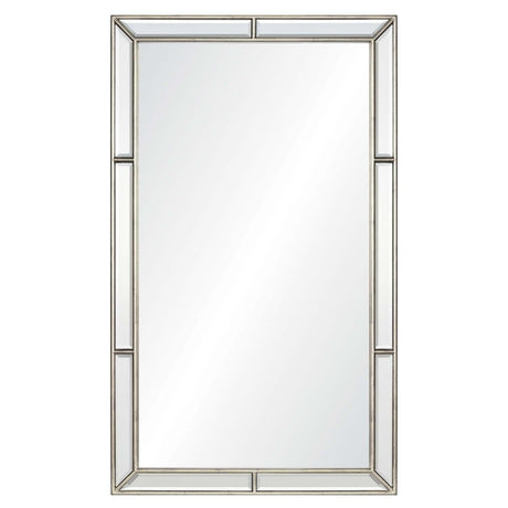 Distressed Silver Leaf Wall Mirror by Mirror Home | Fig Linens 