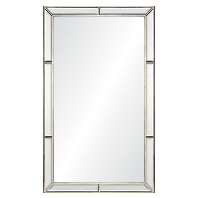 Distressed Silver Leaf Wall Mirror by Mirror Home | Fig Linens 