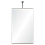 Fig Linens - Mirror Home Polished Stainless Steel Mirror with Adjustable Ceiling Mount 