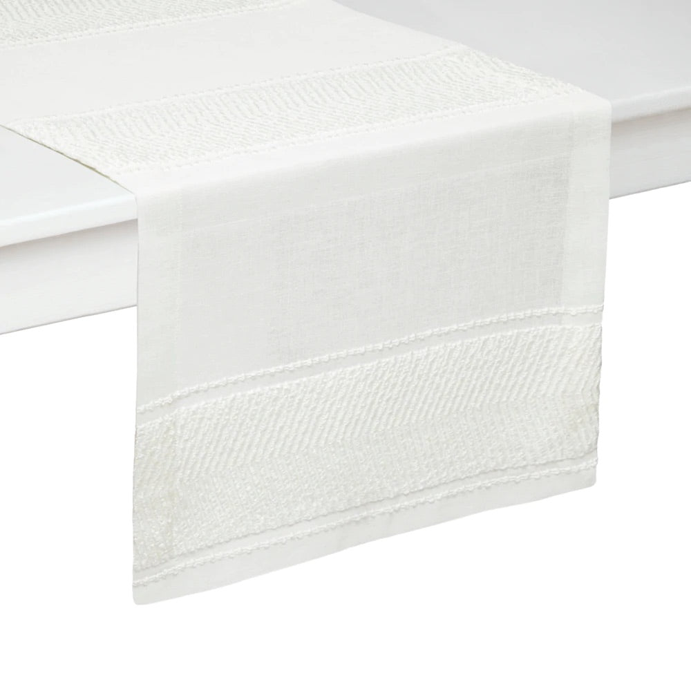 Table Runner - Bianca Table Linens by Mode Living | Fig Linens 