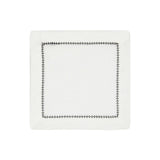 Black and White Dolce Cocktail Napkins by Mode Living | Fig Linens