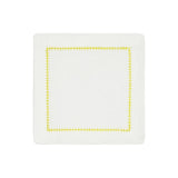 Yellow Dolce Cocktail Napkins by Mode Living | Fig Linens