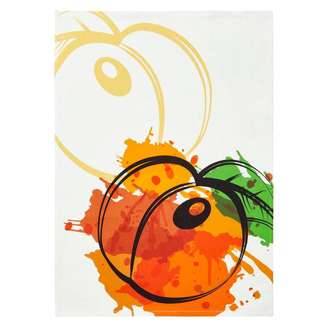 Peach Fruit Splatter Tea Towels by Mode Living | Fig Linens