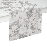 Hudson Gray & White Table Runner by Mode Living | Fig Linens