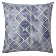 Mar Blue & White Decorative Pillow by Mode Living | Fig Linens