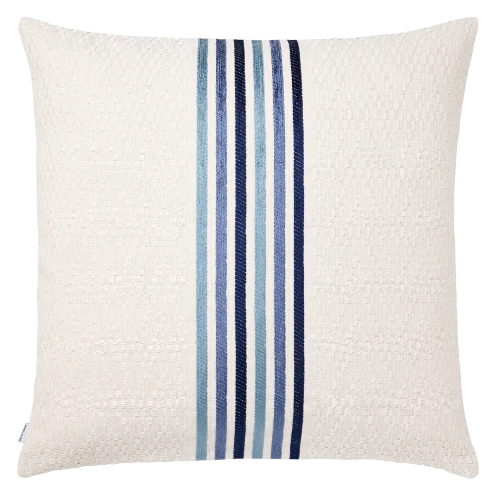 Light blue striped pillow hot sale