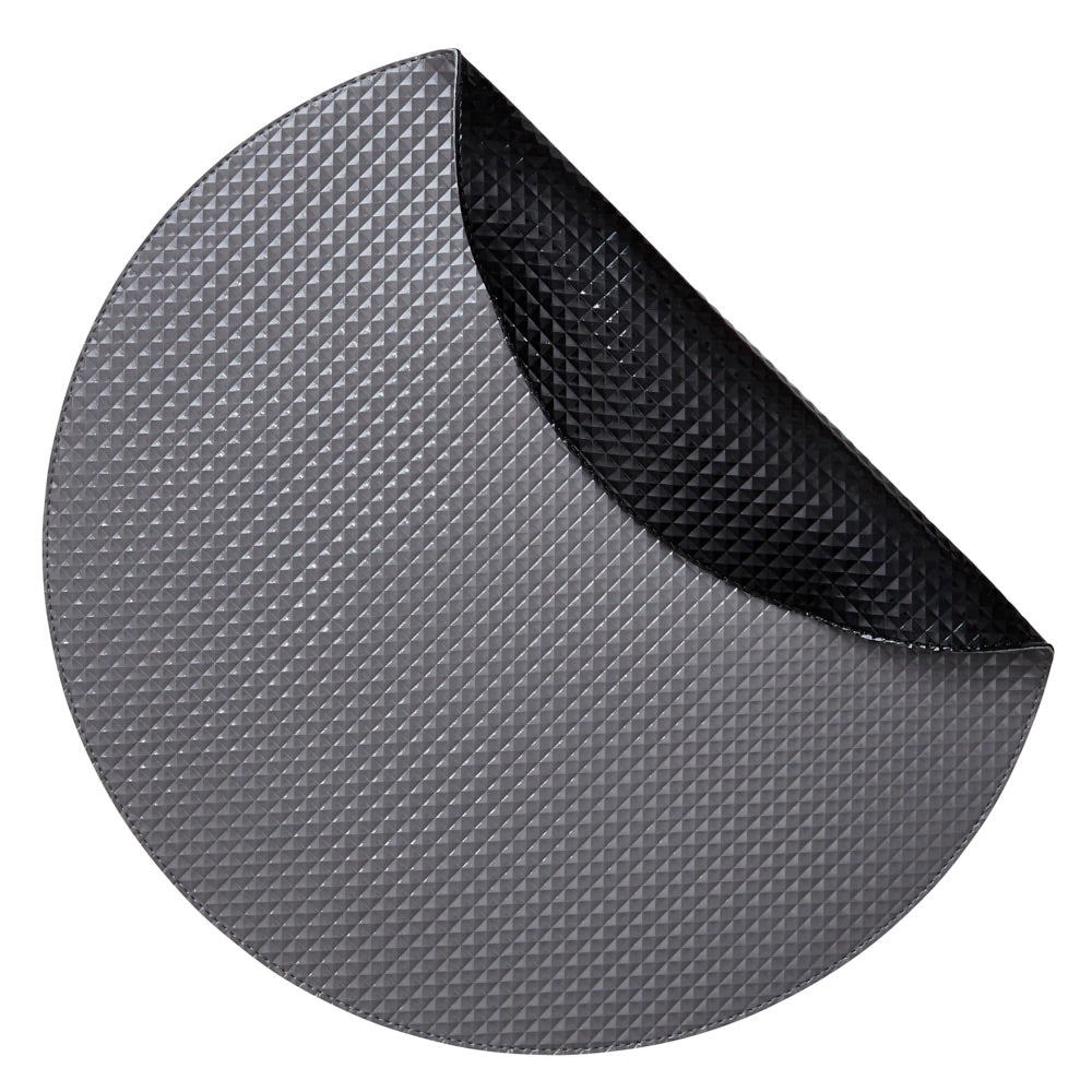 Miyake Gray & Black Reversibe Placemats by Mode Living | Fig Linens