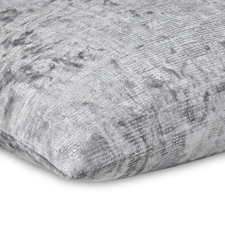 Neutral Pillow - Terra Light Gray Metallic Pillow by Mode Living | Fig Linens