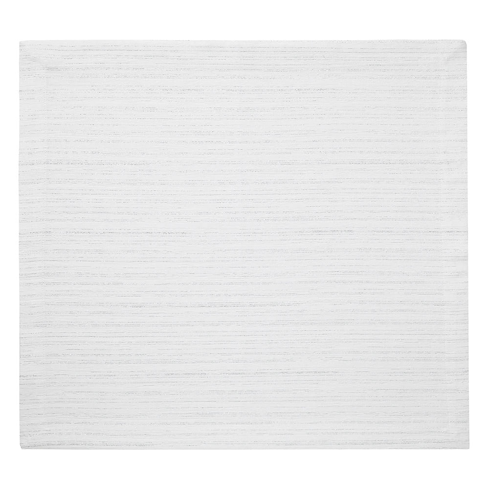 Vail White & Silver Napkin by Mode Living | Fig Linens