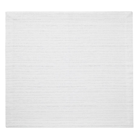 Vail White & Silver Napkin by Mode Living | Fig Linens