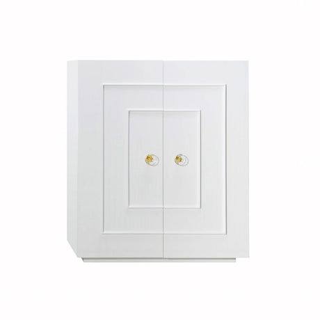 Judd White 2-Door Cabinet by Worlds Away | Fig Linens