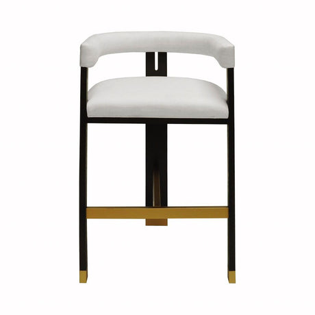 Connery Accent Bar Stool by Worlds Away | Fig Linens and Home