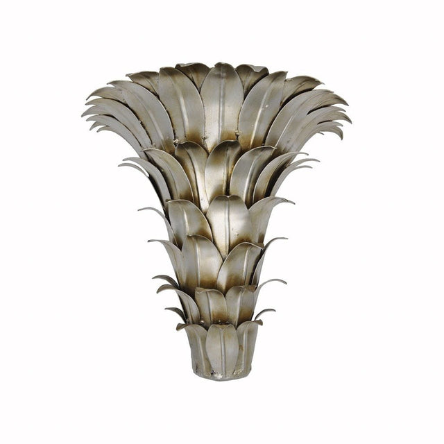 Mariana Silver Leaf Wall Bracket by Worlds Away | Fig Linens