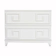 Wrenfield White Drawer Chest by Worlds Away | Fig Linens