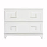 Wrenfield White Drawer Chest by Worlds Away | Fig Linens