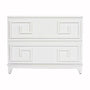 Wrenfield White Drawer Chest by Worlds Away | Fig Linens