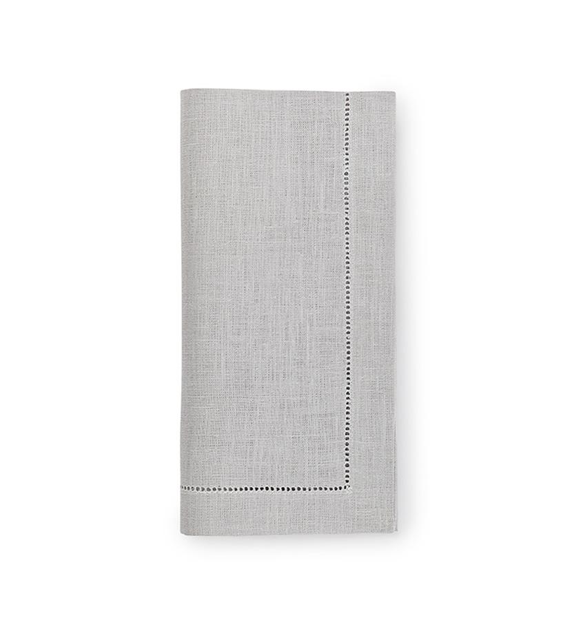 Festival Napkins in White, Luxury Linen Dinner Napkins