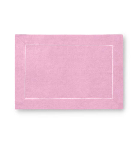 Fig Linens - Sferra Table Linens - Festival Placemats - Cotton Candy