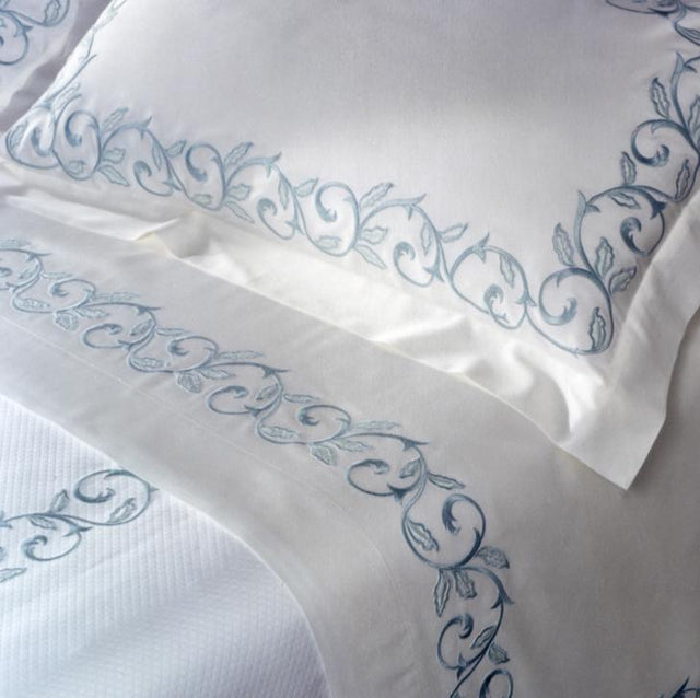 Marina Embroidery Bedding by Dea Fine Linens | Fig Linens and Home