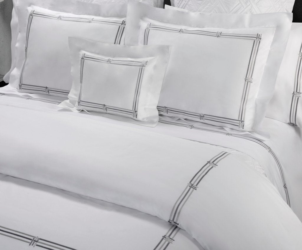 Panama Embroidery Bedding by Dea Fine Linens | Fig Linens