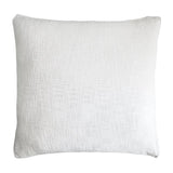 Fig Linens - Kevin O'Brien Studio Bedding - Chunky Knit White Euro Sham 