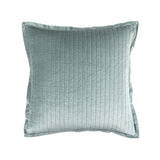 Fig Linens - Lili Alessandra Bedding - Aria Sky Euro Pillow