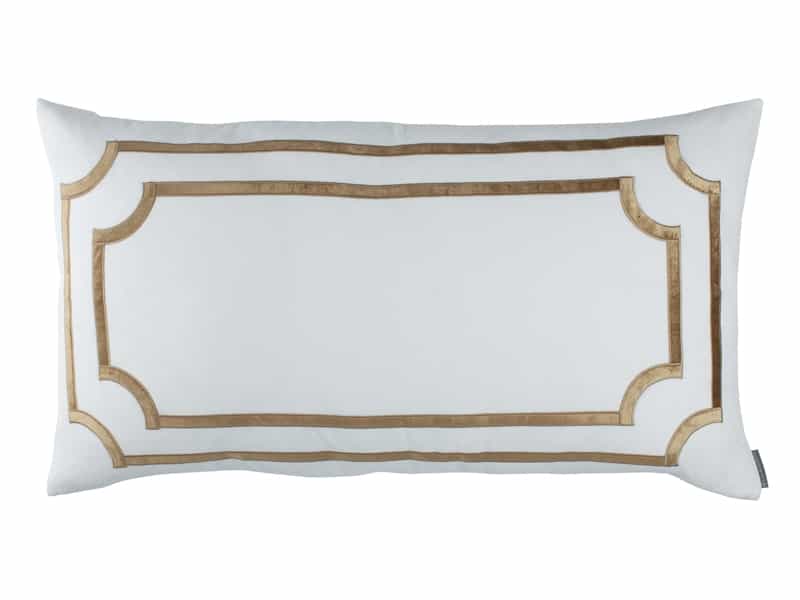 Fig Linens - Lili Alessandra Bedding - Soho Straw King Pillow