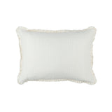 Fig Linens - Lili Alessandra Battersea Ivory Standard Sham