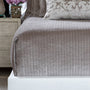 Fig Linens - Lili Alessandra Bedding - Aria Raffia Velvet Coverlet