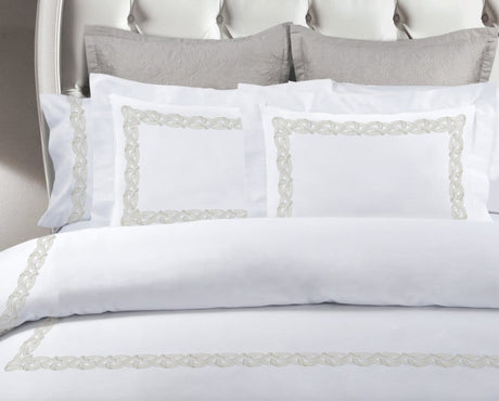 fine linens - manarola embroidery bedding by dea