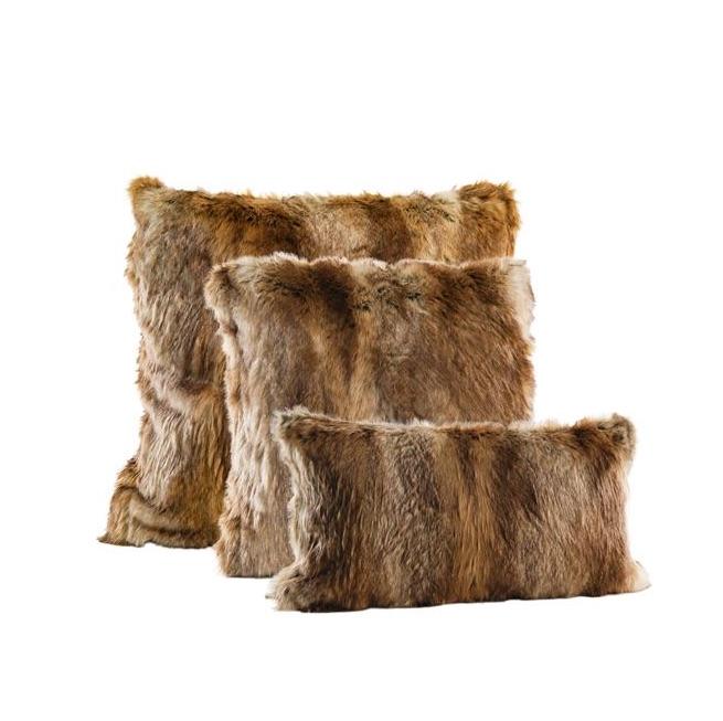 Fisher Faux Fur Decorative Pillows by Fabulous Furs | Fig Linens and Home