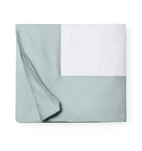 Thumbnail for Casida Bedding by Sferra - Fig Linens, sea green duvet cover