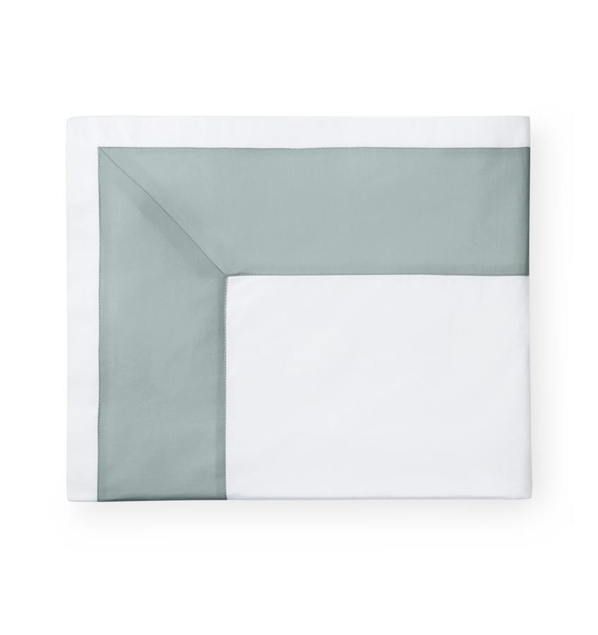 Casida Bedding by Sferra - Fig Linens -  sea green flat sheet