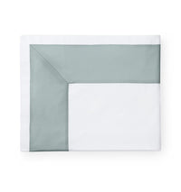 Thumbnail for Casida Bedding by Sferra - Fig Linens -  sea green flat sheet