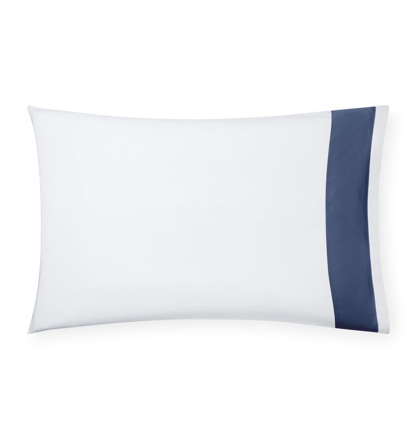 Casida Bedding by Sferra - Fig Linens, delft blue pillowcase