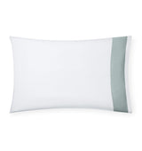 Casida Bedding by Sferra - Fig Linens, sea green pillowcase