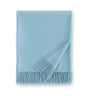 Sferra Dorsey Sky Blue cashmere throw blanket |  Sferra Fine Linens at Fig Linens and Home