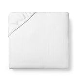 Tesoro White Fitted Sheet - Sferra Linens