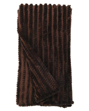 Mink knitted online throw